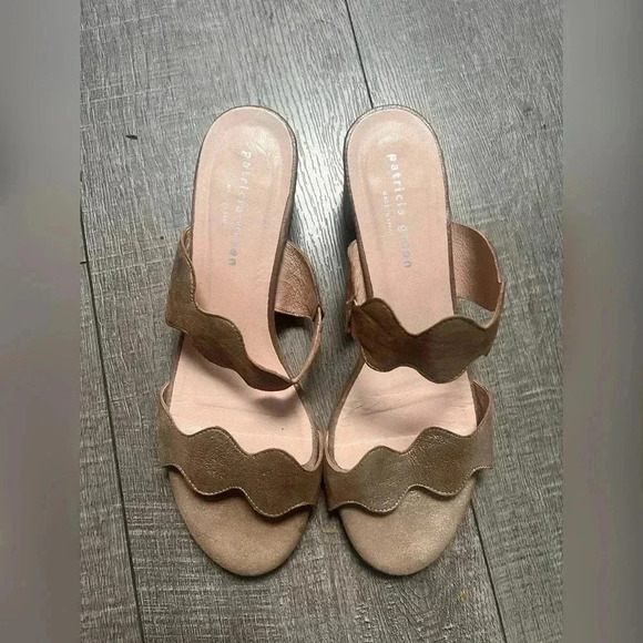 Patricia Green Palm Beach Suede Sandals Size 9 - Picture 7 of 7